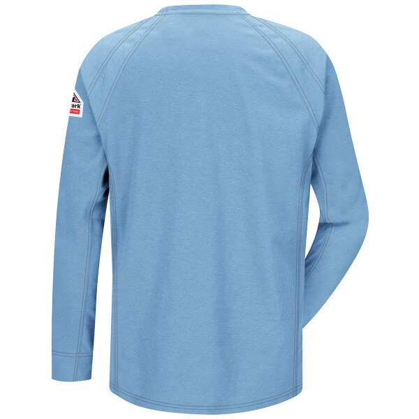 iQ Series Comfort Knit Men's FR Long Sleeve T-Shirt in Blue